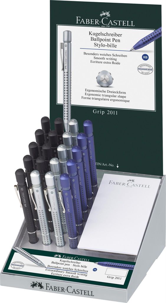 FABER-CASTELL Kugelschreiber Grip 2011 XB 20x Display