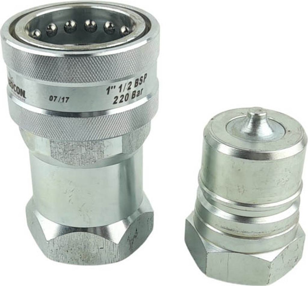 Kupplung / Hydraulischer Schnellwechsler 1" 1/2 Mutter und Vater | 69031090000