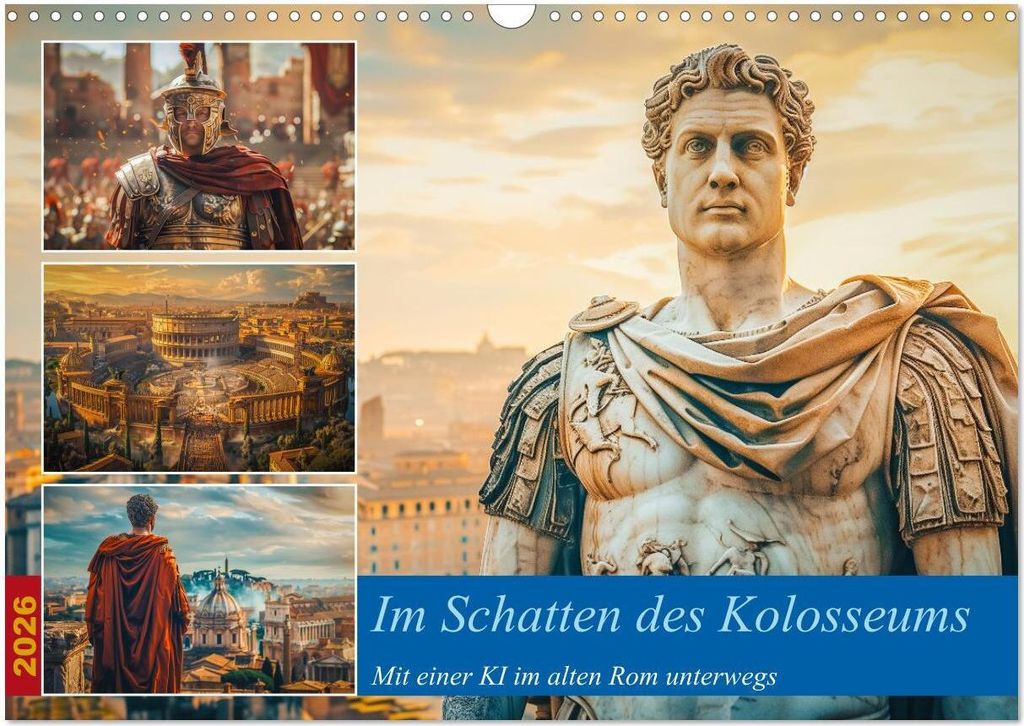 Im Schatten des Kolosseums (Wandkalender 2026 DIN A3 quer), CALVENDO Monatskalender