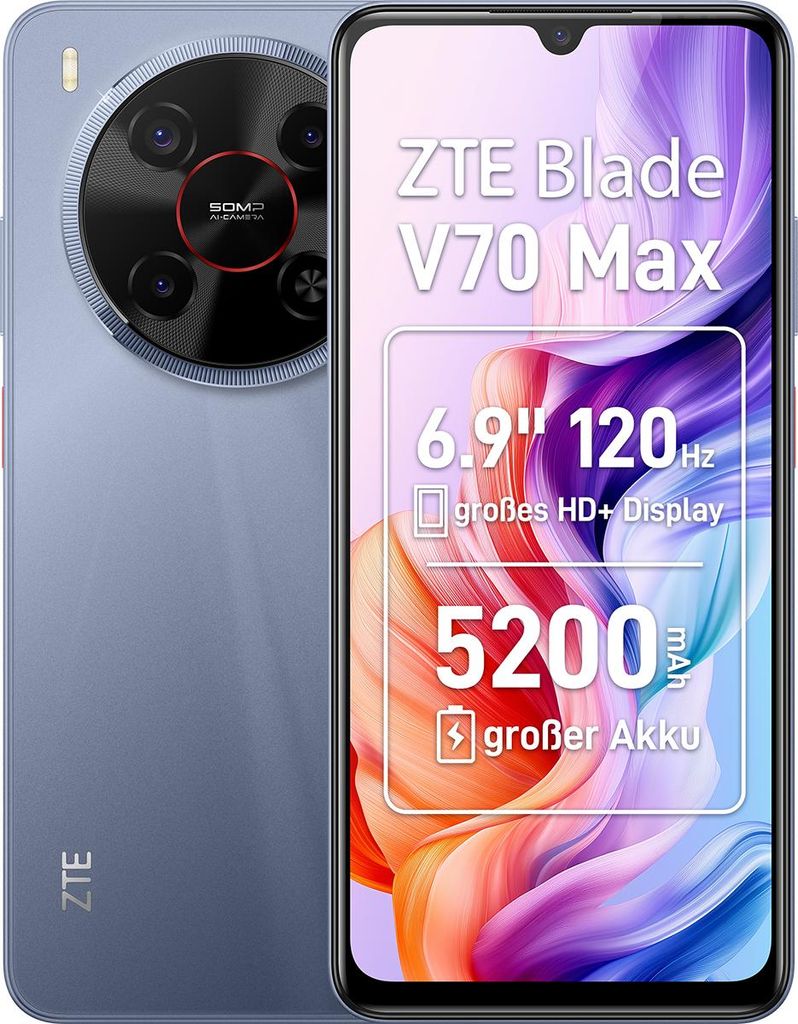 ZTE Blade V70 Max galactic gray Produktbild 