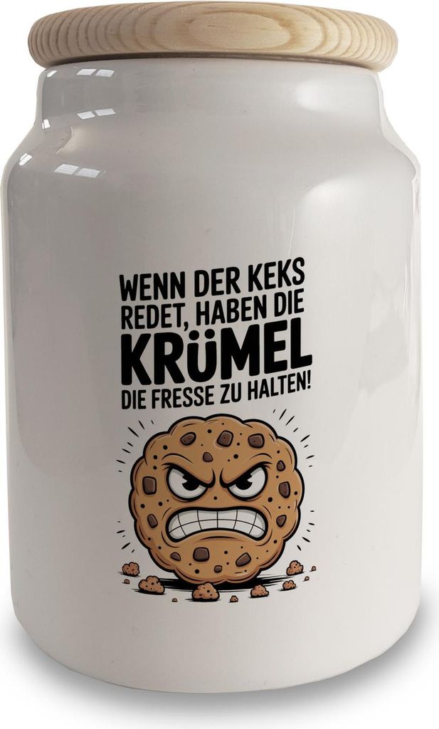 Mürrischer Keks Cartoon Keksdose - Wenn der Keks redet
