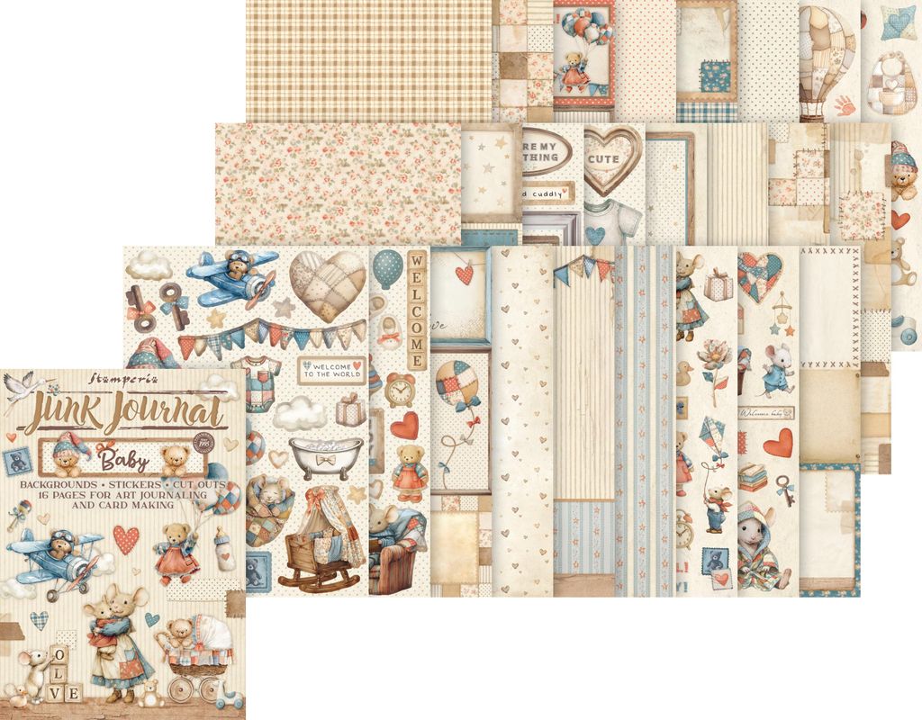 Junk Journal Book "Baby"