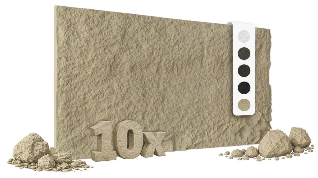 HEXIM Steinoptik Felsen Platten 10 Stück 120x60cm Produktbild 