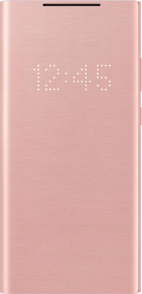 Étui portefeuille LED View cover Bronze Samsung Galaxy Note 20