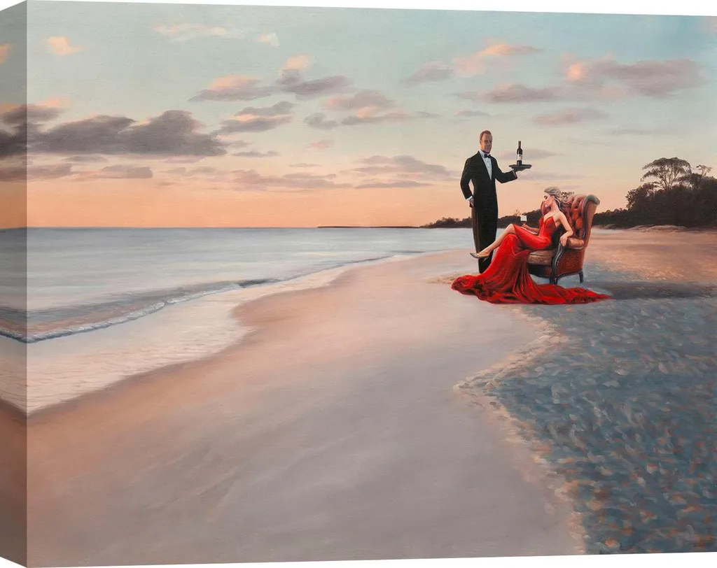 Tableau sur toile Pierre Benson Grand Sunset - Art Amour 60x40 cm