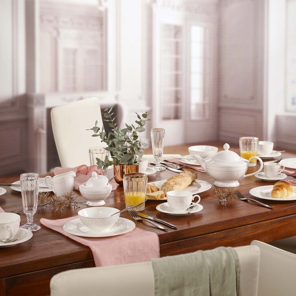 Villeroy & Boch Gray Pearl Mokkauntertasse / Espressountertasse 13cm