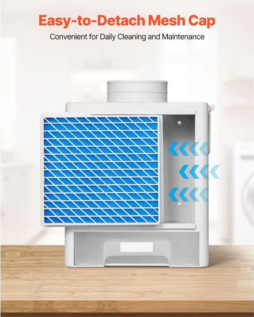 Kit Évacuation Sèche-Linge Intérieur sans Sortie Murale Tiroir à Eau - 5
