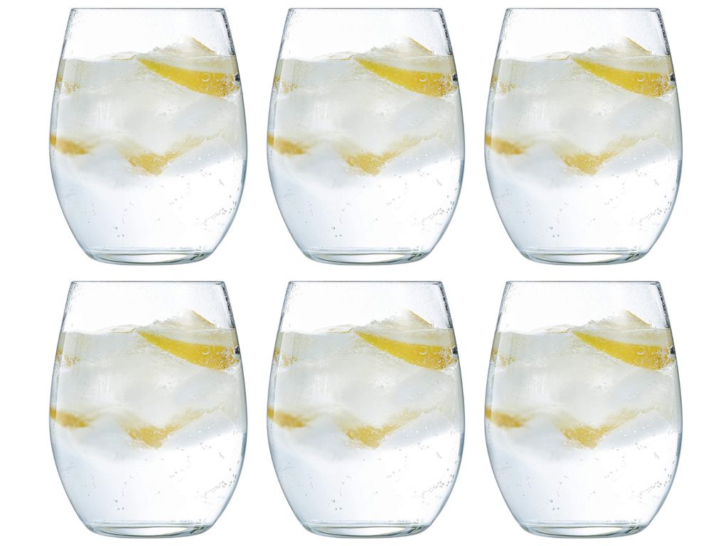 Chef & Sommelier Trinkglaser - 6x - 360 ml - Glas - Wasserglas