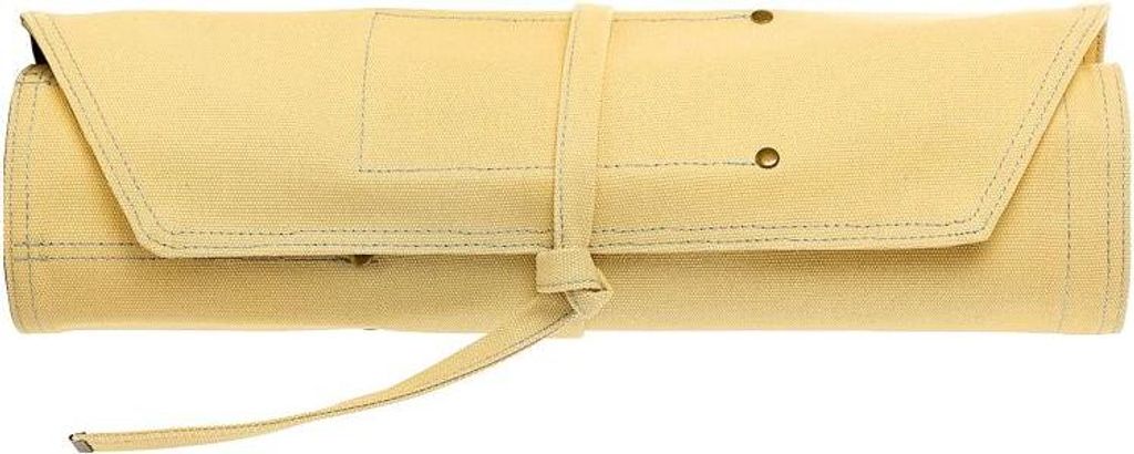 Hezhen - Messertasche Canvas Stoff - Gelb