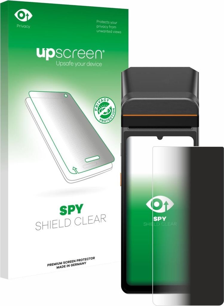 Für Sunmi V3 A13 Sichtschutzfolie Schutzfolie upscreen Anti-Spy Privacy Sichtschutz Blickschutz Display Schutz Folie Blaulichtfilter