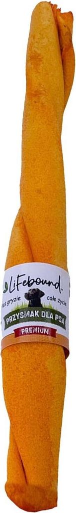 IMKERSHOP Kauartikel für Hunde – Stäbchen - Hundesnack – In Form eines Knochens – Kalbsleder, Geschmack Pizza, Größe 12,7 cm