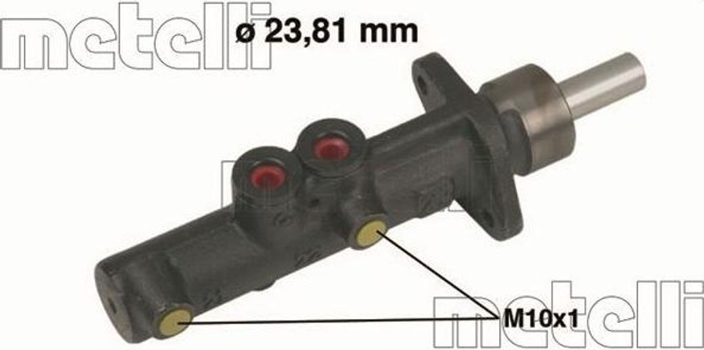 METELLI 05-0308 Bremszylinder Hauptbremszylinder für VW LT 28-46 II Kastenwagen (2DA, 2DD, 2DH) LT 28-35 II Bus (2DB, 2DE, 2DK)