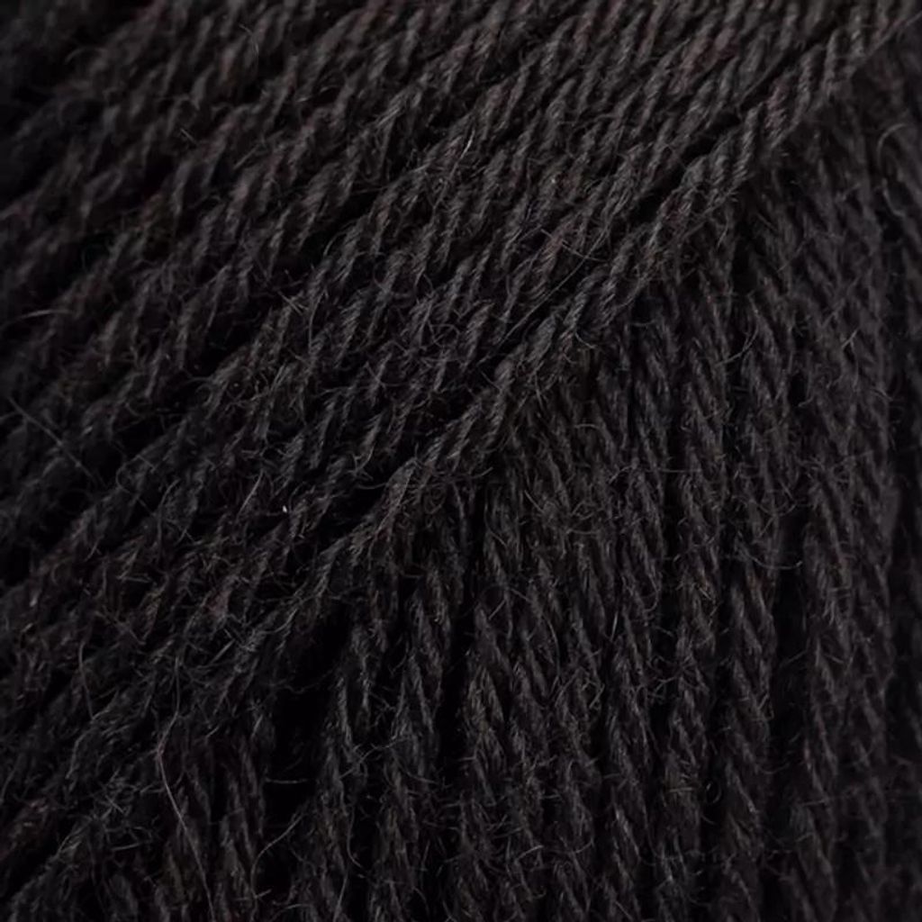 Drops Nord Uni Colour 02 Black Strickgarn Produktbild 