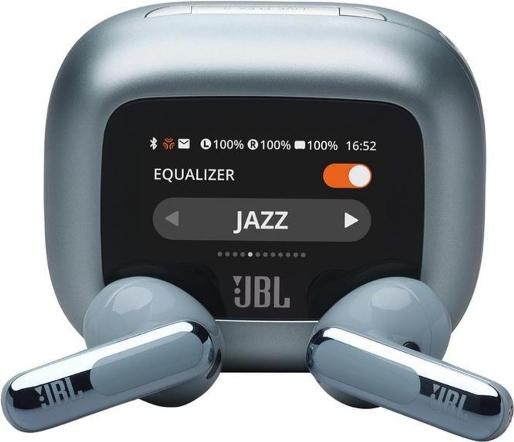 JBL Live Flex 3, Wireless Earbud-Kopfhrer mit Bluetooth, 50 Stunden Akkulaufzeit, True Adaptive Noise Cancelling und hochauflsendem JBL Signature S...