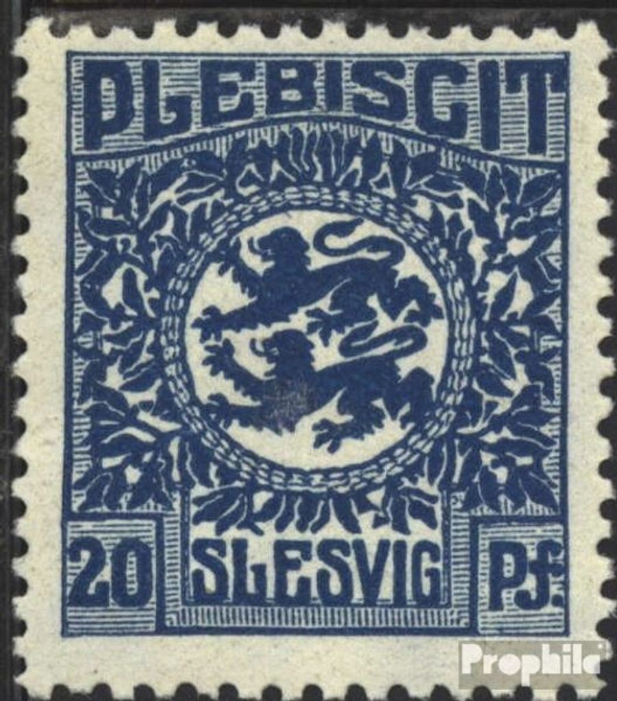Briefmarken Schleswig (Abstimmung) 1920 Mi 6 postfrisch Wappen