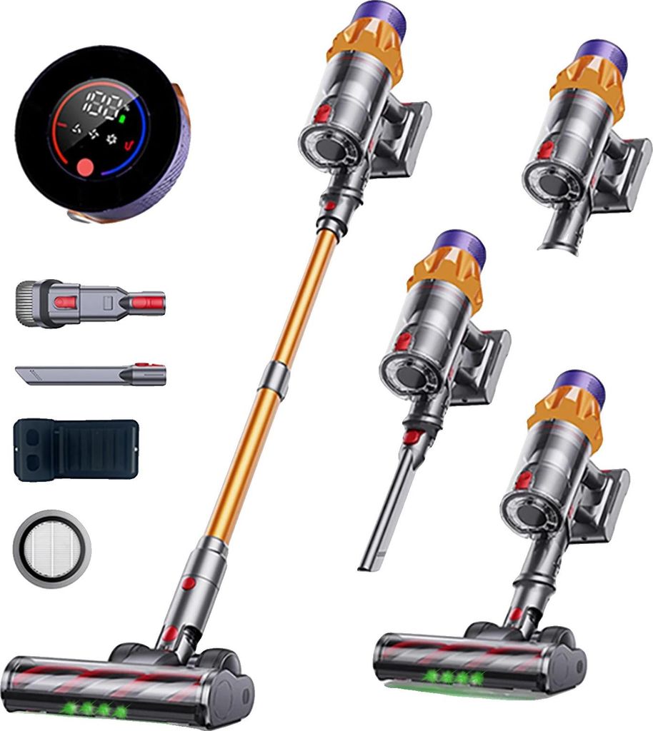 Hoover, cordless, forte potenza di aspirazione, oro Immagine del prodotto 