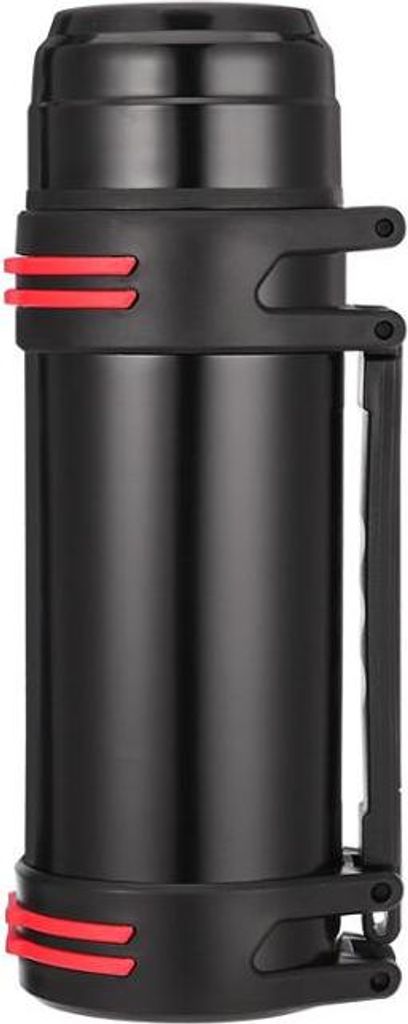 1,6 l Thermosflasche, doppelwandige Edelstahl-Isolierflasche, Vakuumflasche mit Becher