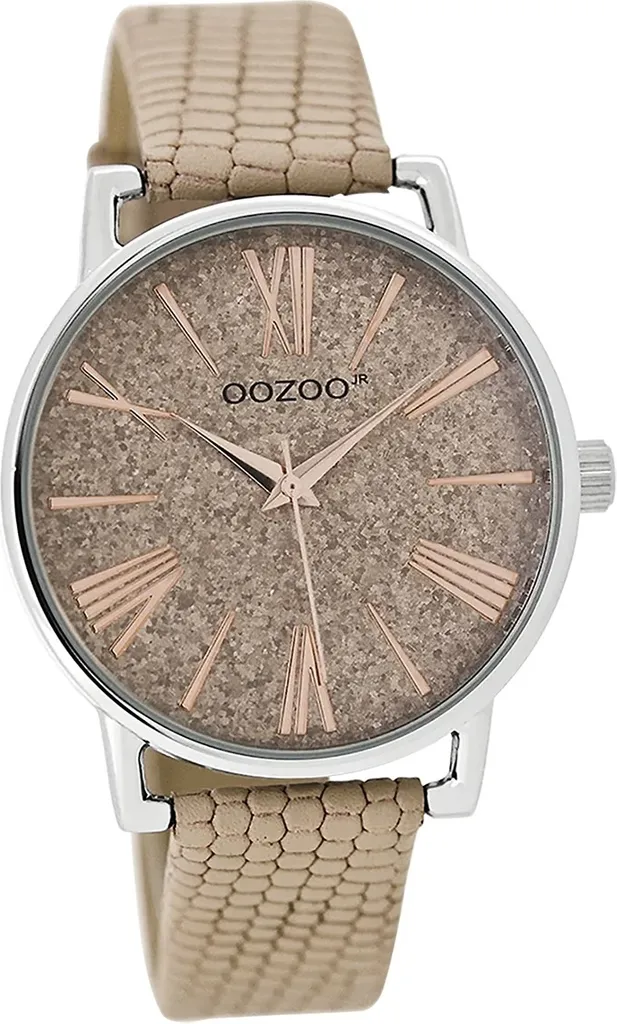 Montre Oozoo Junior Beige pour le Quotidien et les Occasions de Fête en Métal