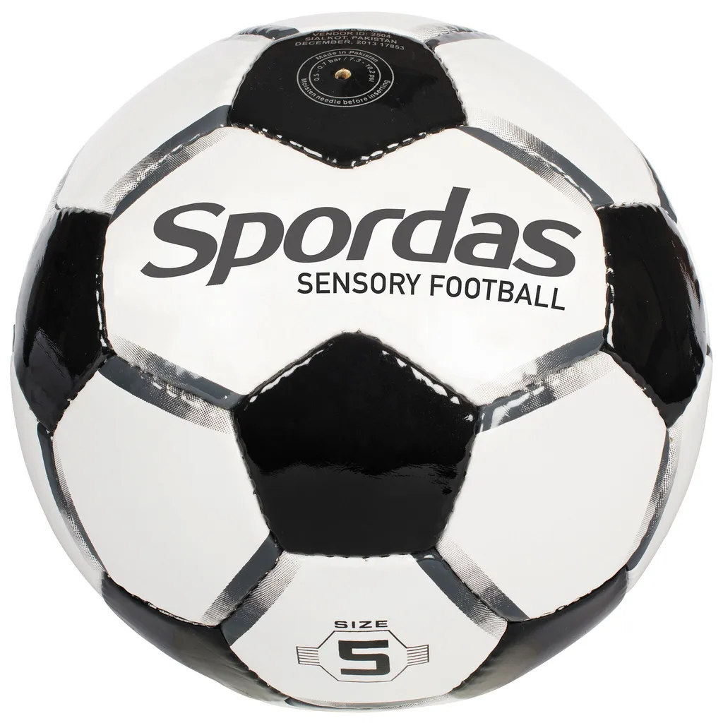 Football Sensoriel Spordas à Texture Antidérapante - Diamètre 20 cm