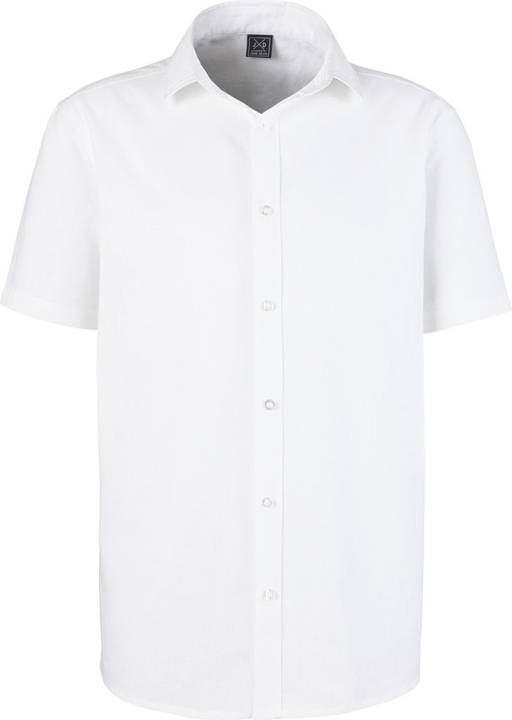 JOHN DEVIN Kurzarmhemd weiß Größe M
