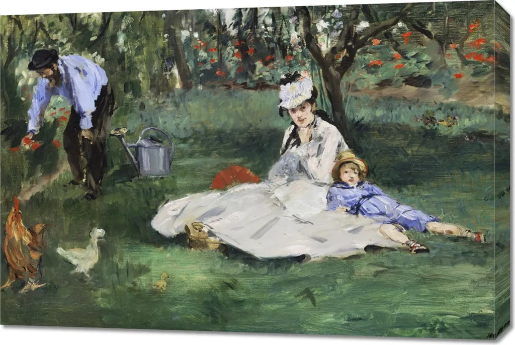 Tableau Vintage Manet 90x60 cm : Habillez vos murs avec élégance