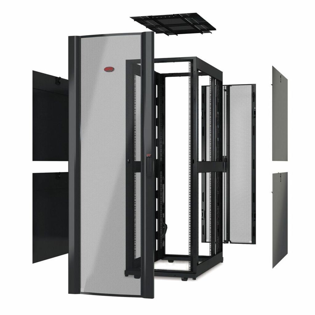 APC NetShelter SX Enclosure - Schrank - Schwarz - 48U - 48.3 cm (19")