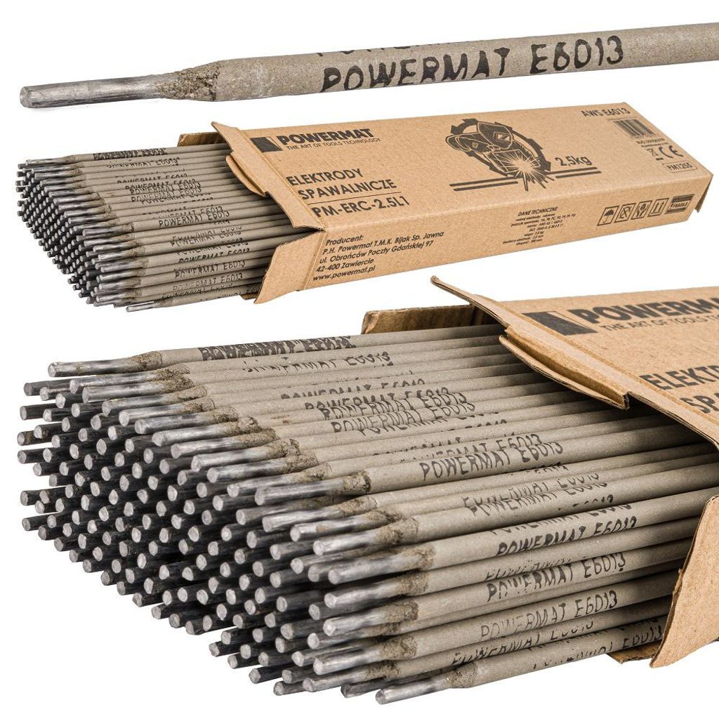POWERMAT Rutilové svářecí elektrody 2,5mm 2,5kg MMA PM1255 Obrázek produktu 