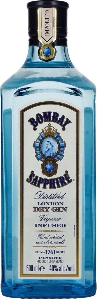 Bombay Sapphire London Dry Gin 40% vol. 0,5 L Image du produit 