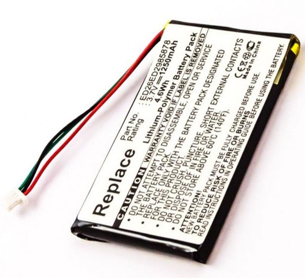 Akku passend für Garmin Nuvi 285, Nuvi 285W, Nuvi 285WT, Nuvi 3590LMT