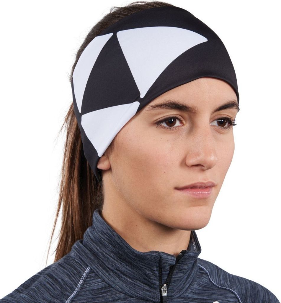 Stirnband FISCHER Oberstdorf Headband White Schwarz