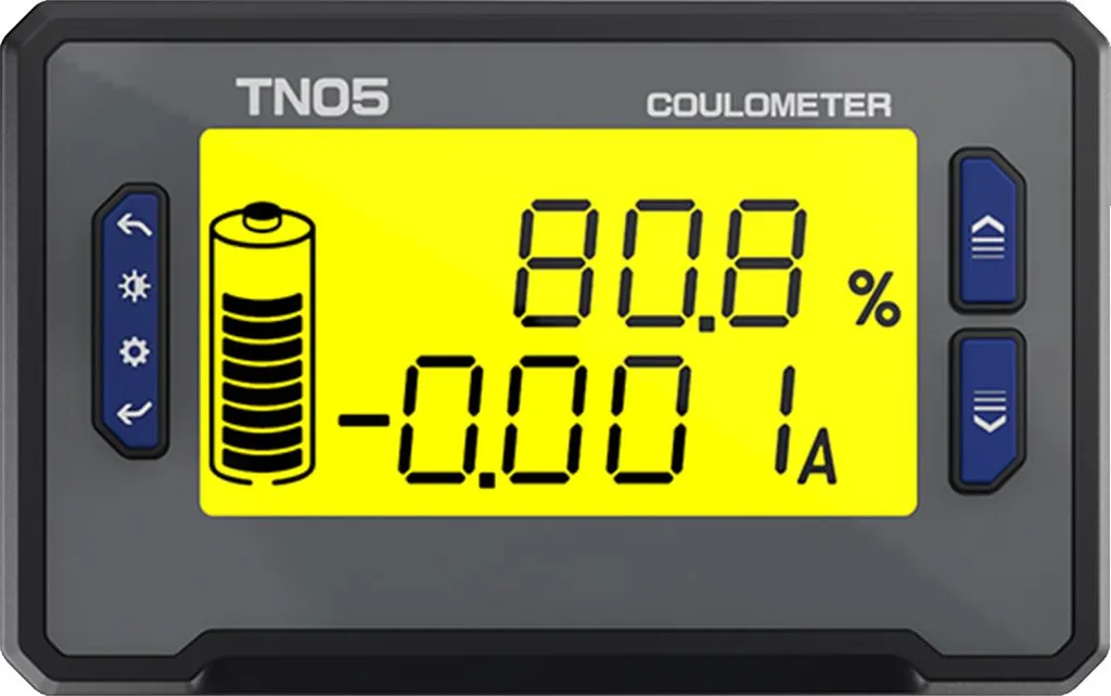 Indicateur de batterie LCD 50A pour système solaire et camping-car