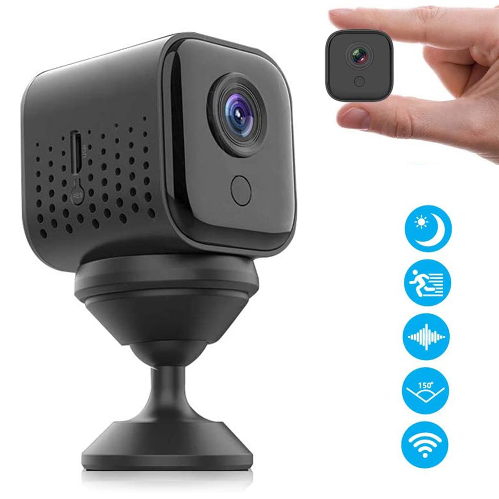 Mini-Kamera Eingebauter Akku 1280 x 720P Sicherheitsüberwachung für Zuhause