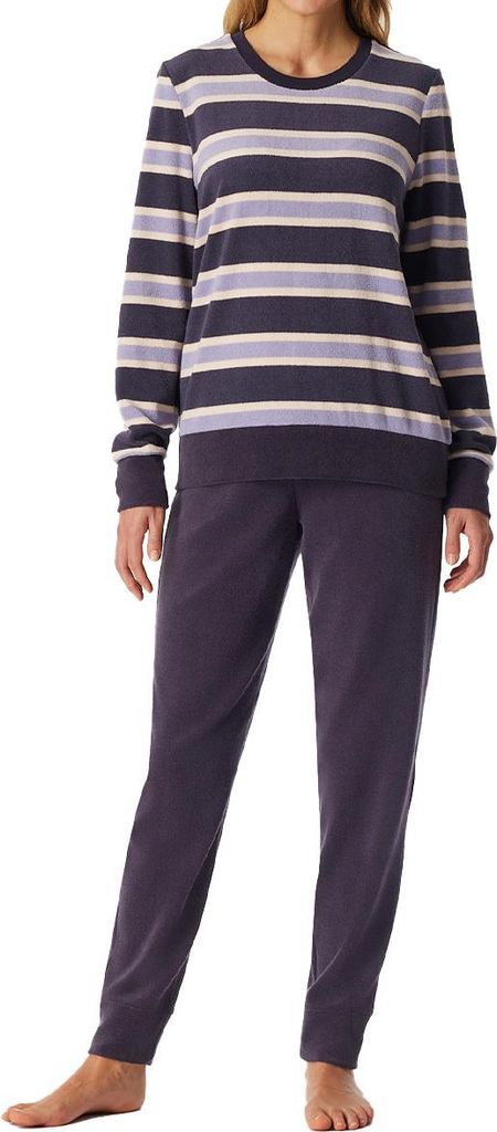 Schiesser Damen Schlafanzug lang 48 indigo Stück