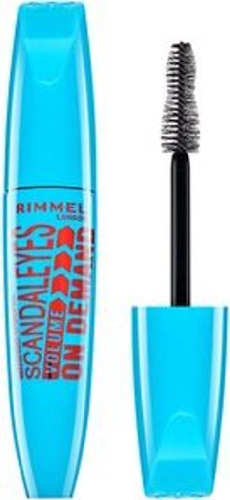 Rimmel London Scandal Eyes Volume On Demand Waterproof Mascara Black wasserfeste Wimperntusche für Volumen 12 ml