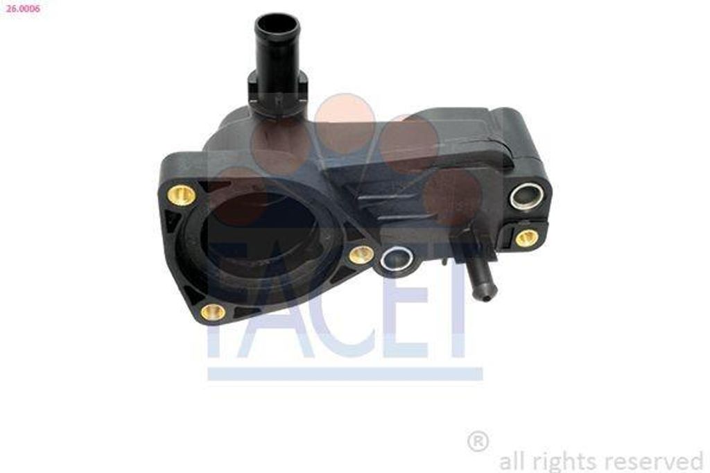 FACET Thermostatgehäuse Kühlmittelreglergehäuse 26.0006 für FORD Focus II Schrägheck (DA, HCP, DP)