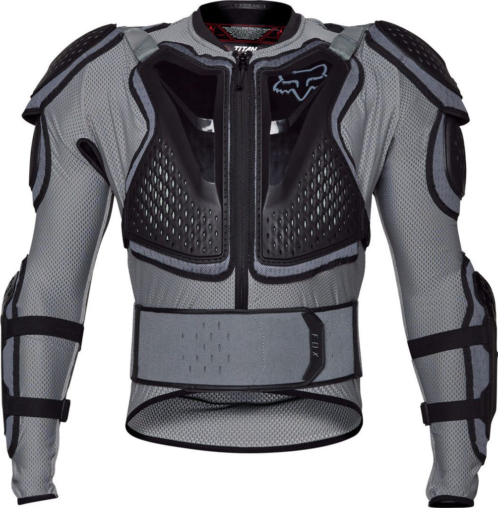 FOX Titan Sport Protektorenjacke, schwarz/grau, XL