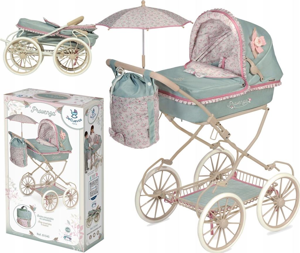 WÓZEK DLA LALEK Provence DeCuevas Toys 81045 Zdjęcie produktu 