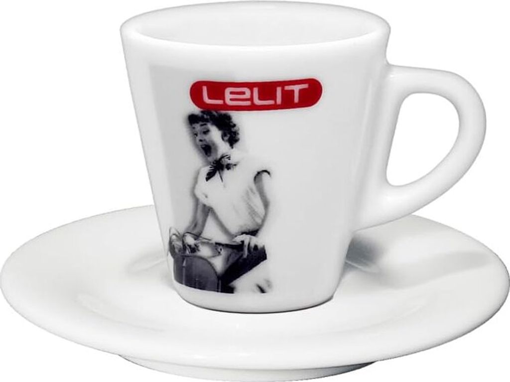 Lelit Espresso Tassen mit Untertassen - Kaffeetassen aus Produktbild 