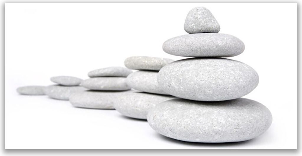 Küchenrückwand aus Glas 120x60cm Spritzschutz Steine Kunst