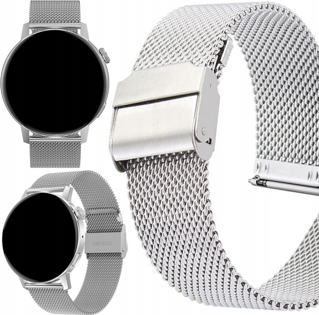 Uniwersalna Bransoleta Do Zegarka Smartwatcha 20Mm Zdjęcie produktu 