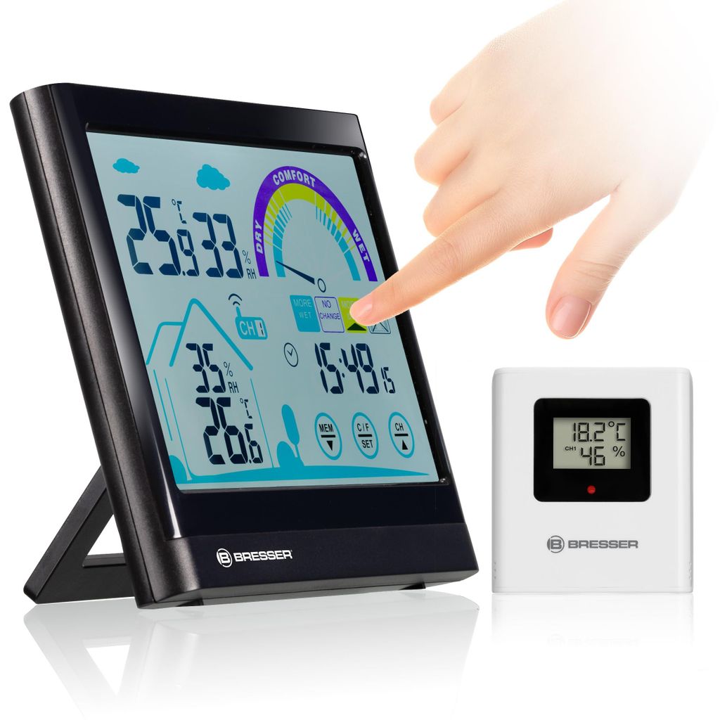 Bresser 7007402 Touchscreen Wetterstation Funk Produktbild 