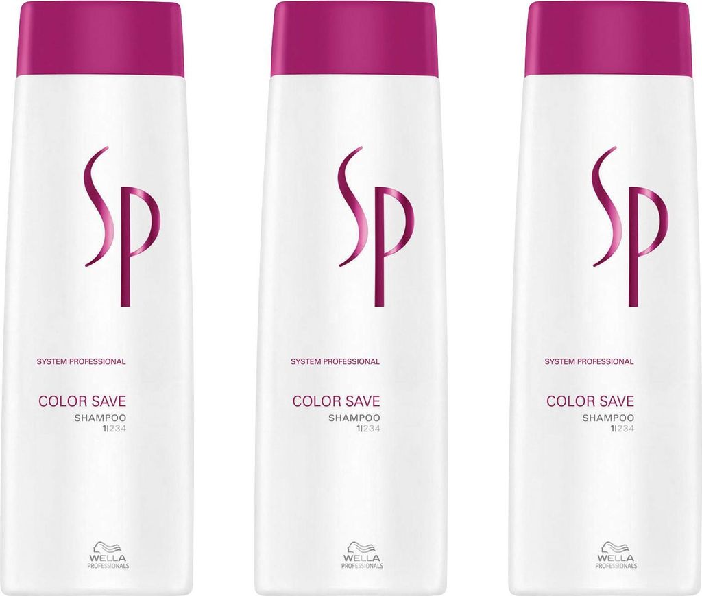 Wella SP Color Save 3 x 250 ml Shampoo Set