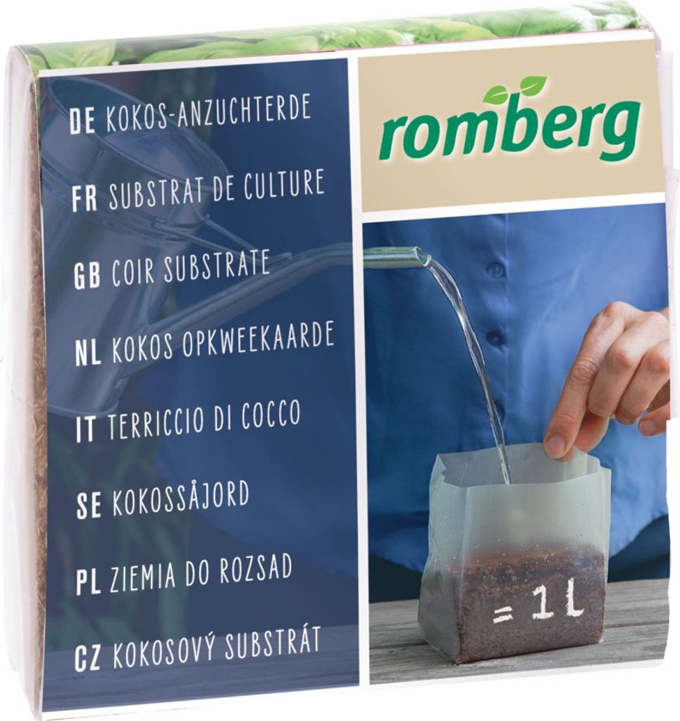 Romberg CLASSIC POP UP Anzuchterde komprimiert - 1 Liter Produktbild 1