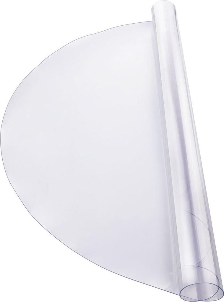 PVC Table Protector 42 Inch Round Clear Plastic Desk Protector 2.0mm Thick