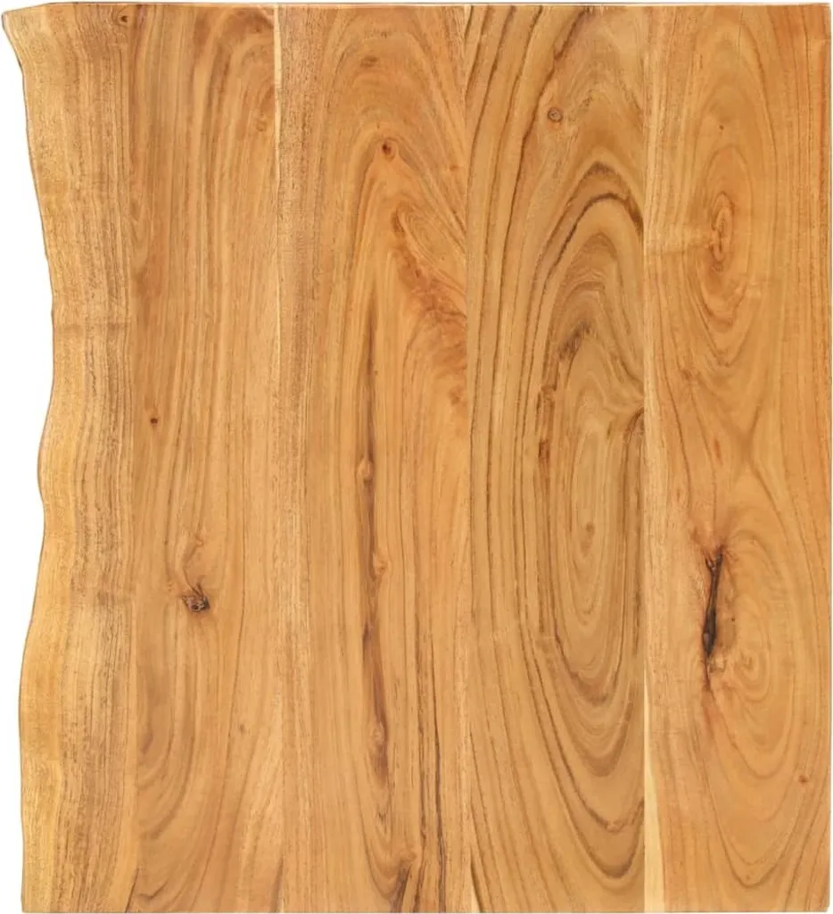 Plateau lavabo bois acacia massif 58x52x2,5 cm - Stop humidité et moisissure