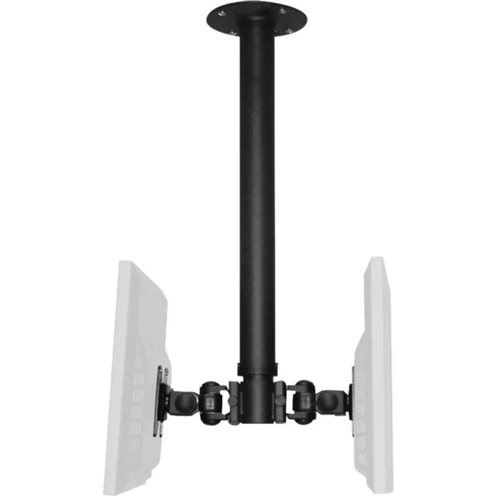 Support TV plafond pivotant FPMA-C200D double face charge max 20 kg Noir