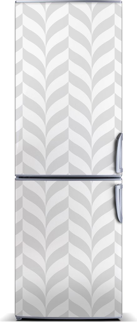 Tulup Kühlschrankdekoration - Magnetmatte - 60 cm x 180 cm - Magnet auf dem Kühlschrank - Geometrischer Hintergrund