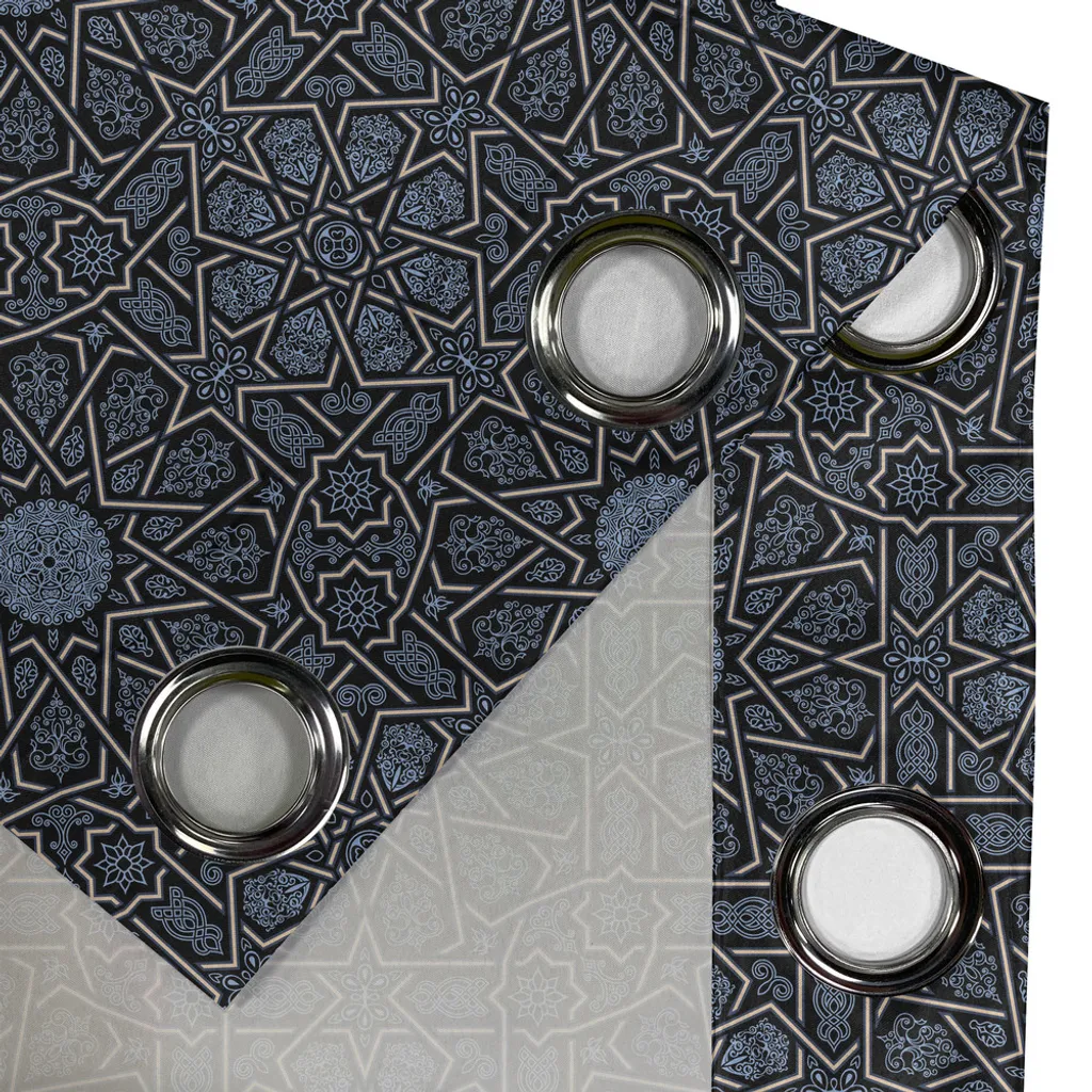 Rideau de salon style maghrébin pour décoration intérieure 280x175 cm - 2