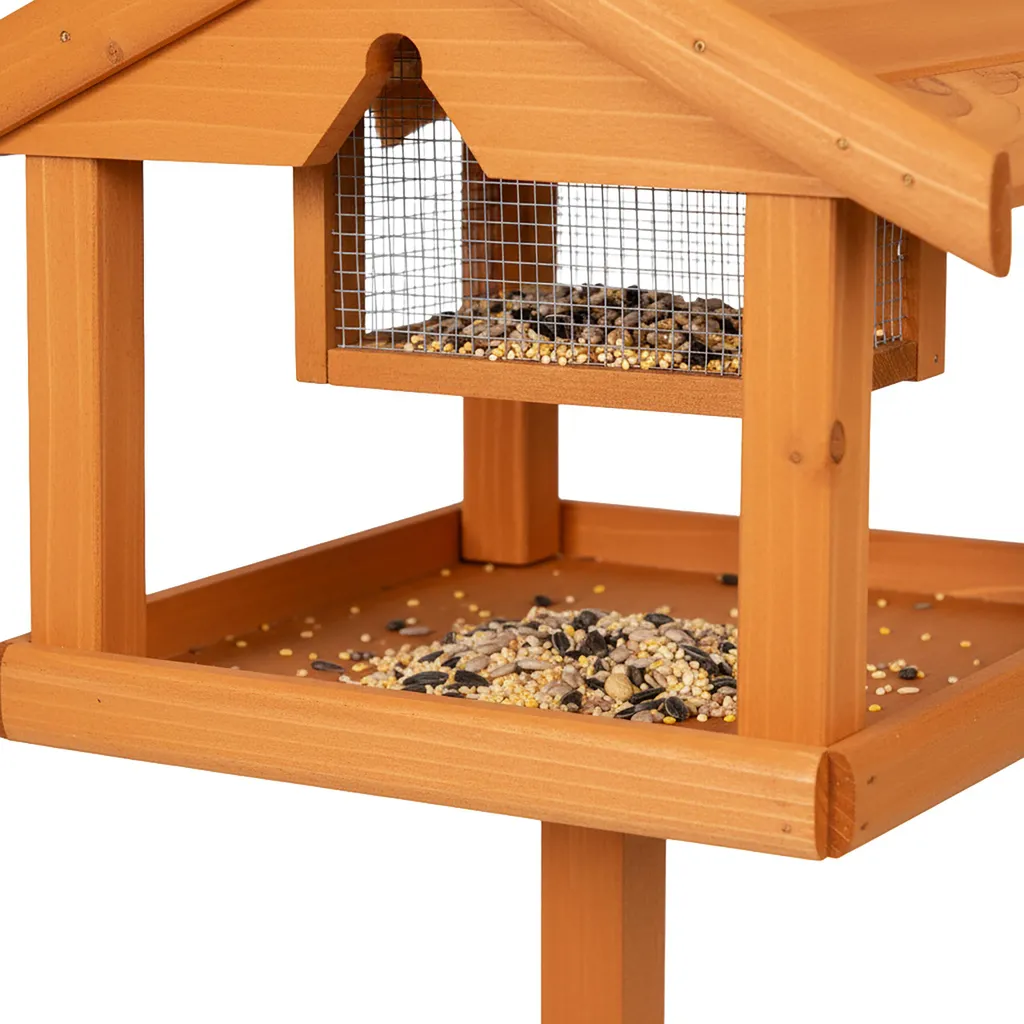 Mangeoire pour oiseaux avec support stable : évitez les chutes et chats - 9