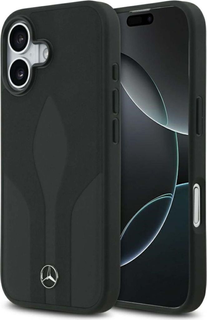 Mercedes Apple Leather The Move MagSafe iPhone 17 Schutzhülle Schwarz